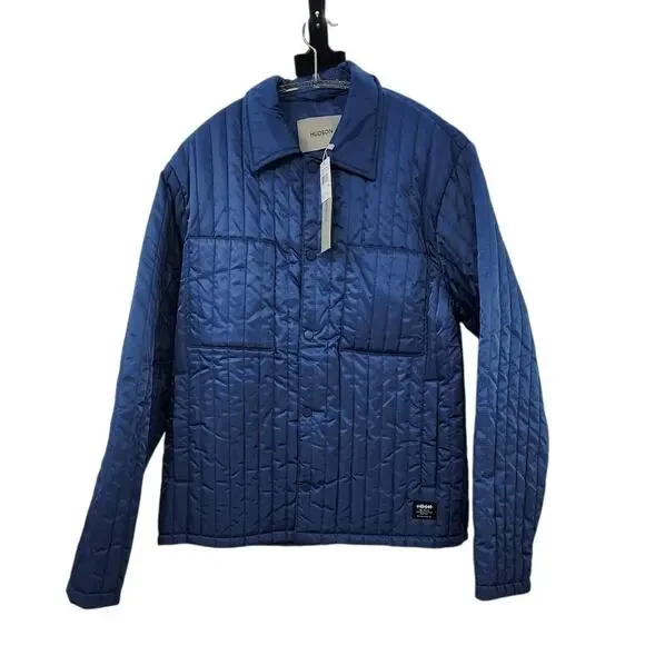 New NWT Hudson Classic Men's Quilted Shirt Jacket Size Medium